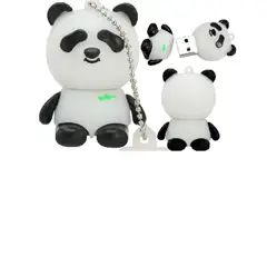 GENERICO - Memoria Drive Usb O Panda - Blanco y Negro