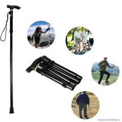 GENERICO - Bastón plegable para hombres y mujeres con agarre ergonómico