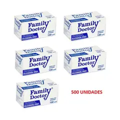 GENERICO - Alcohol Pad Family Doctor Panitos Desinfectante 500 UNID