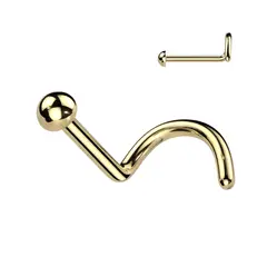 ADR JOYERIA CORPORAL - Piercing Nariz Basic Nostril Titanio ADR Joyería Corporal