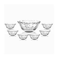 GENERICO - SET DE POSTRE DE VIDRIO CON BOWL GRANDE