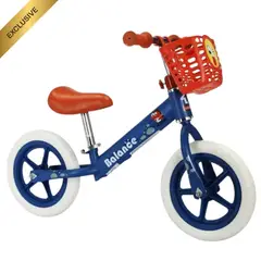 GENERICO - Bicicleta Balance Canastilla Vintage Para Niños Azul