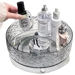 ELMEJORPRECIO - Organizador Giratorio Multiusos Para Dormitorio Siena G Gris