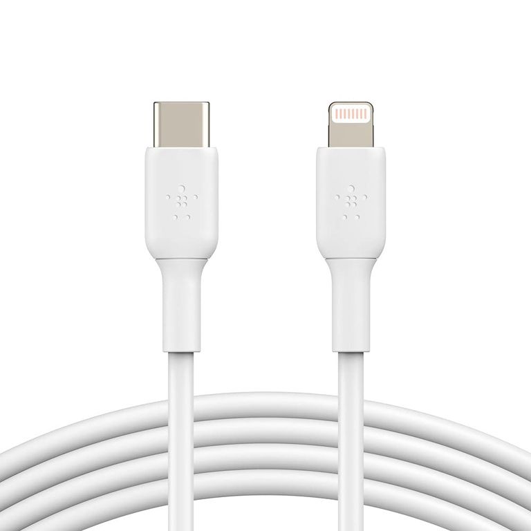 CABLE TYPE-C TO LIGHTNING DE 1 METRO BLANCO