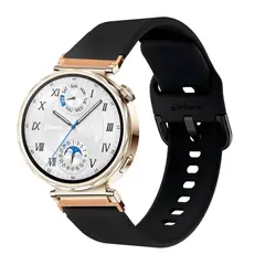 GENERICO - Correa Para Huawei Watch GT5 41mm Gold Rose Negro