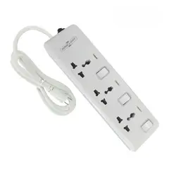 HOME LIGHT - Supresor de pico 3 tomas 3 m 18 AWG Luxury