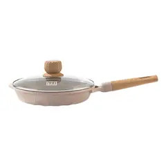 PENTHA - Sartén Antiadherente con Tapa - MGC N° 24 Color Crema