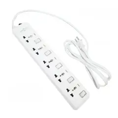 HOME LIGHT - Supresor de pico 5 tomas 3 metros