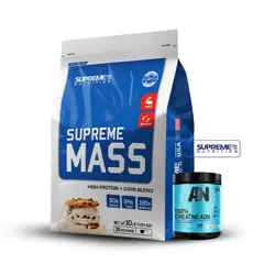 SUPREME NUTRITION - Supreme Mass 10Lb Cookies+Creatina Adn 250Gr