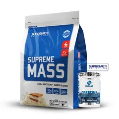 SUPREME NUTRITION - Supreme Mass 10Lb Vainilla+Creatina Yava Labs 300Gr