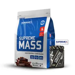 SUPREME NUTRITION - Supreme Mass 10Lb Chocolate+Creatina Dorian Yates 300Gr