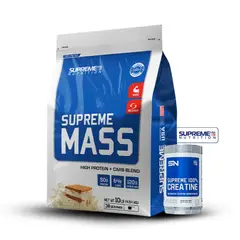 SUPREME NUTRITION - Supreme Mass 10Lb Vainilla+Creatina 250Gr