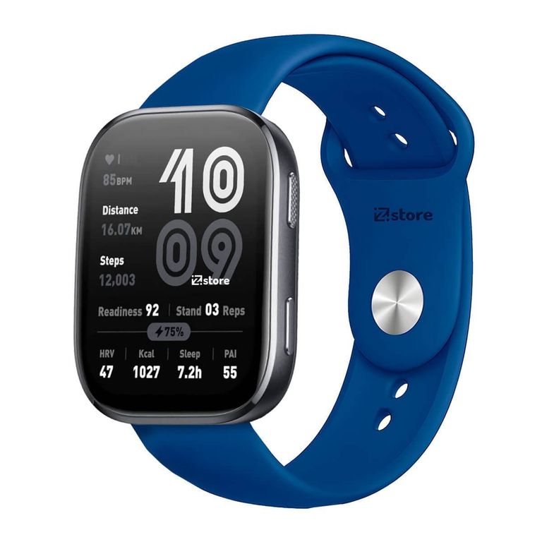 Correa Silicona Para Amazfit Bip 6 Broche Azul