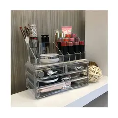 GENERICO - Organizador para Maquillaje Labial Brochas Joyas Lociones y Cosméticos