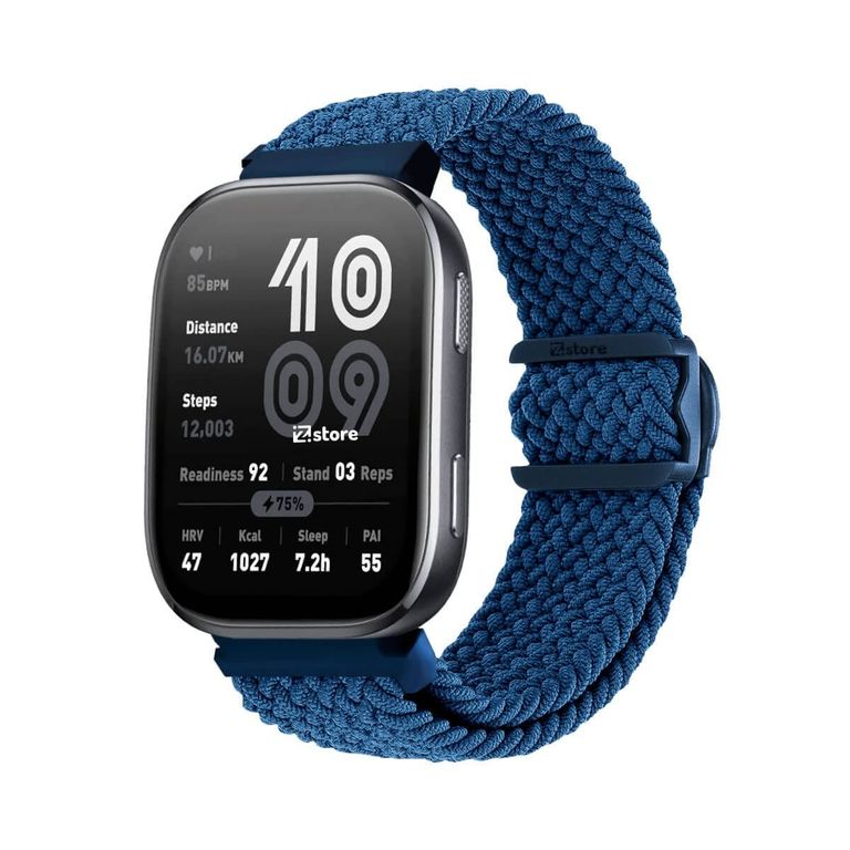 Correa de Nylon Para Amazfit Bip 6 Broche PVC Azul Oscuro