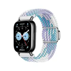 GENERICO - Correa de Nylon Para Redmi Watch 5 Lite con Broche Magnético lila tricolor