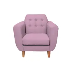 BARAKA HOME - Sofá Vintage Sofía 1 Cuerpo - Rosado