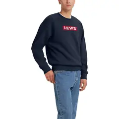 LEVIS - Polerón Hombre Relaxed fit Azul