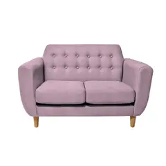 BARAKA HOME - Sofá Vintage Sofía 2 Cuerpos - Rosado