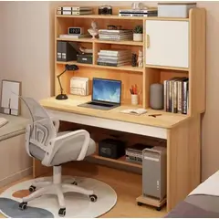 GENERICO - Mesa de Escritorio Vintage Librero Mueble de Madera Hogar Habitación