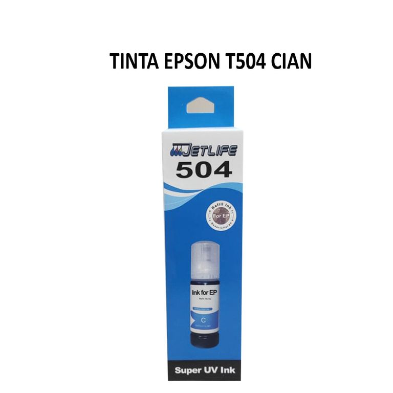 Tinta Epson T504 Cian