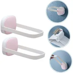 ELMEJORPRECIO - Set de 2 Colgadores para Ganchos de Ropa Adhesivo