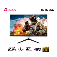TEROS - Monitor plano gaming TE-2786G 27FHD 200Hz HDMI DP FreeSync