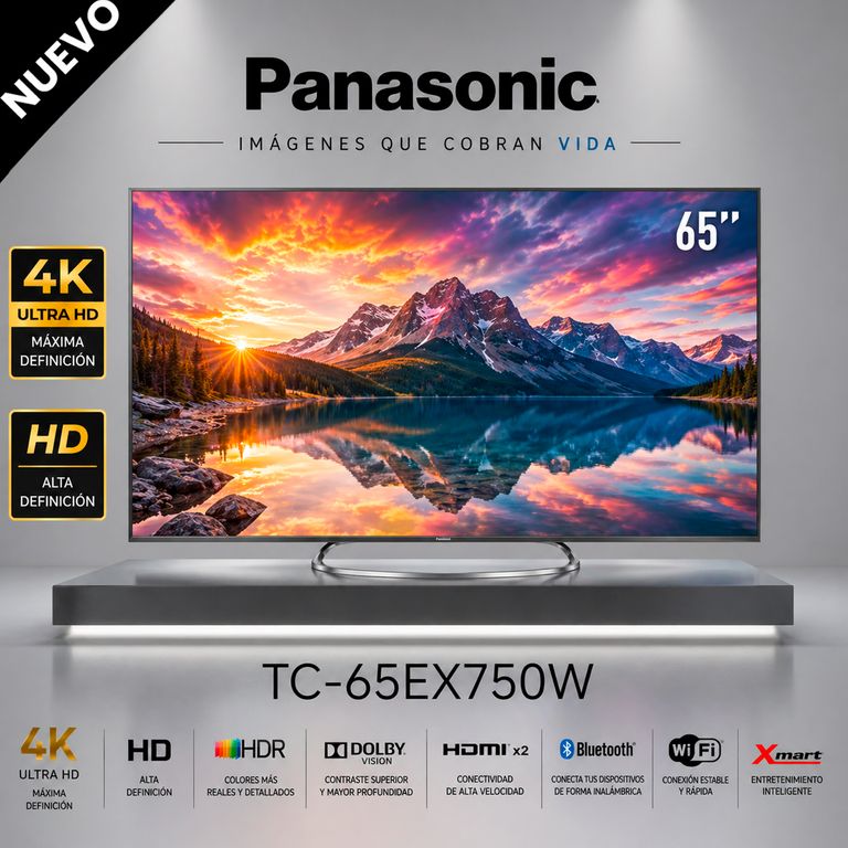 Televisor 65 SMART TV LED UHD 4K TC-65EX750W