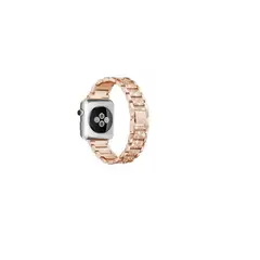 GENERICO - Correa Acero Brillante RICE Para Apple Watch 44mm - BRONCE