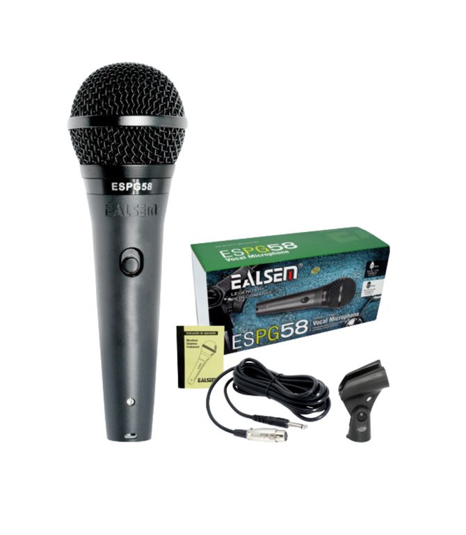 MICROFONO DE MANO EALSEM ES-PG58 CON CABLE