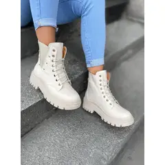 GENERICO - BOTINES PARA DAMA ELISA EN TONO HUESO