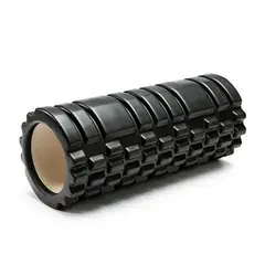 PENTHA - Rodillo de Yoga Foam Roller de Espuma 33 x 14cm Negro