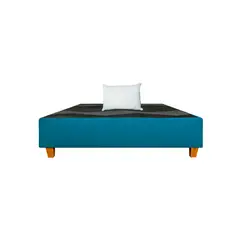 GENERICO - Box tarima reforzado color Turquesa - King 2 PIEZAS