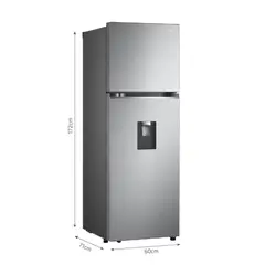SAMSUNG - Refrigeradora GT33WPP 334L Door Cooling Top Freezer Plateado LG
