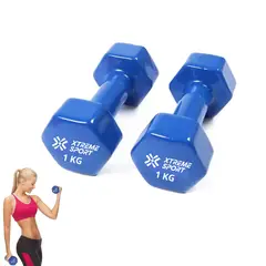 XTREME SPORT - Mancuernas Pesas De 1kg Fitness De Vinil X2