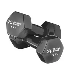 XTREME SPORT - Mancuernas Pesas De 1kg Fitness De Vinil X2