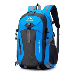 GENERICO - Mochila de camping trekking Azul 40L - Resistente