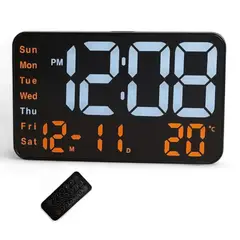 GENERICO - Reloj de Pared con Temporizador Cronómetro y control