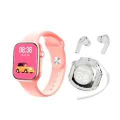 GENERICO - SET SMARTWATCH T900 PRO MAX L Blanco + AUDÍFONOS INALAMBRICOS AIR 39 BLANCO