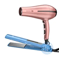 GAMA - Combo Alisadora Starlight 3D BECHS0000002439 y Secador Bora