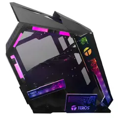 TEROS - CASE GAMER TE-1314G VENTILADOR ARGB NEGRO