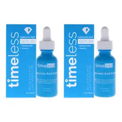 TIMELESS - Suero de Ácido Hialurónico y Vitamina C - Paquete de 2 30ml