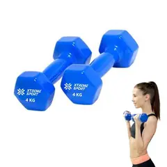 XTREME SPORT - Mancuernas Pesas De 4 kg Fitness De Vinil X2