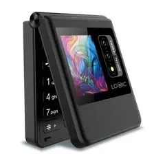 LOGIC - Z1L 4G Celular Económico con Botones Grandes y Doble pantalla