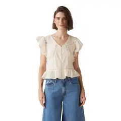 LEVIS - Blusa Mujer Aniston Blouse Beige