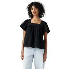 LEVIS - Blusa Mujer Ambre Babydoll Tank Negro