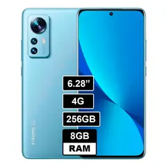 XIAOMI - Celular 12 256 8GB RAM AZUL