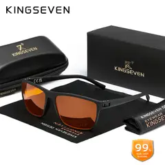 KINGSEVEN - Anteojos Unisex Filtro Luz Azul 99% Antifatiga