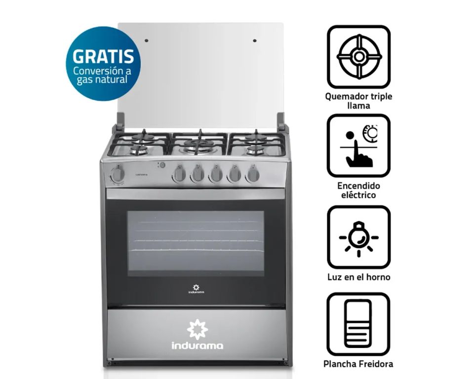 Cocina 5 Hornillas Croma Cantabria Con Encendido Eléctrico (Nuevo) + 12 Meses De Garantia
