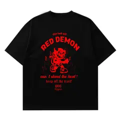 HOLGU - Polo Oversize Hombre Algodon Reddemon